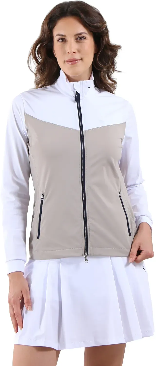 Chervo Layer Profumato Full-Zip, beige/weiß