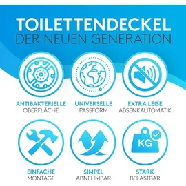 COMODO Toilettendeckel Weiß