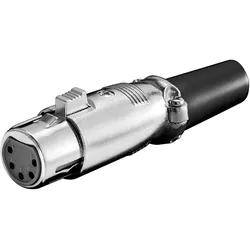 Goobay Audio-Stecker - XLR5 weiblich - eingerastet