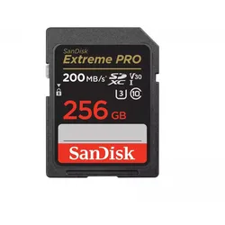 SanDisk Extreme PRO SDXC Speicherkarte - 256GB SD Karten