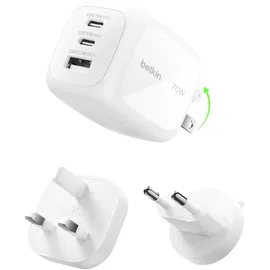 Belkin BoostCharge Pro 70W Ladeger. 2xUSB-C PD 1xUSB-A ws.WCH018hqWH