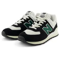 New Balance 574 Herren black/white/marsh green 40,5