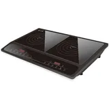 Michelino - Induktionskochplatte Doppelkochplatte 2000+1500W schwarz