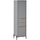 MID.YOU Hochschrank Hellgrau, - 40x155x35 cm