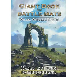 Loke Battlemats Loke BattlematsGiant Book of Battle Mats Wilds, Wrecks & Ruins