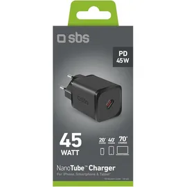 SBS TETRGAN1C45W Indoor, AC Schwarz