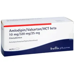 AMLODIPIN/Valsartan/HCT beta 10mg/320mg/25mg FTA 98 St