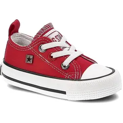 Rote Turnschuhe Big Star Kinder Schlupfschuhe, 17