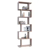 VCM Holz Raumteiler Stand Regal Deko Bücher 6 Fächer Standregal Palusa L