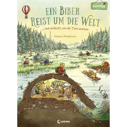 Ein Biber reist um die Welt … und entdeckt, wie die Tiere wohnen