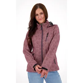 DEPROC activ Deproc Active Damen Softshelljacke mit abnehmbarer Kapuze Übergangsjacke Windbreaker SHELBY PEAK