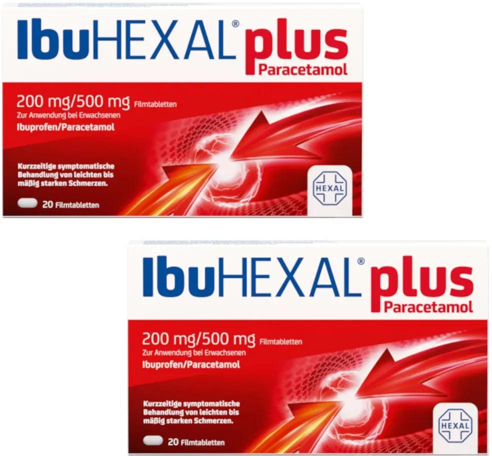 IbuHEXAL plus Paracetamol Doppelpack