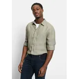Olymp Langarmhemd Regular Fit Oliv XL