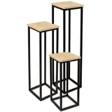 deluke Blumenständer LURI 20 x 90 x 21 cm Braun