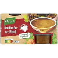 KNORR Bouillon Pur Rind 6ST 168G