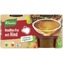 KNORR Bouillon Pur Rind 6ST 168G
