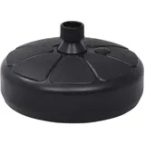 vidaXL Schirmständer Kunststoff 15 L Schwarz