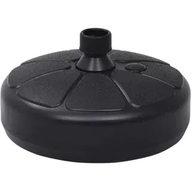 vidaXL Schirmständer Kunststoff 15 L Schwarz