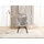 s-style möbel Loungesessel Lenari Cord 71 x 96 x 86 cm Grau