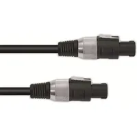 Omnitronic Lautsprecherkabel Speaker 2x2,5 5m sw