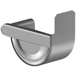 SAREI Endstück »Dachentwässerung«, halbrund, Aluminium - beige