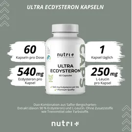 Nutri + Ultra Ecdysteron Kapseln 60 St.