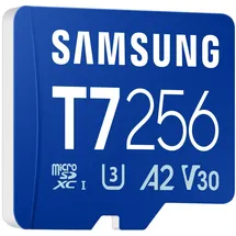 Samsung T7, Micro-SD microSD Speicherkarte, 256 GB
