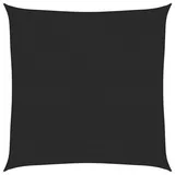 vidaXL Sonnensegel 160 g/m2 Schwarz 3,6x3,6 m HDPE