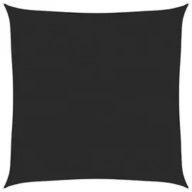vidaXL Sonnensegel 160 g/m2 Schwarz 3,6x3,6 m HDPE