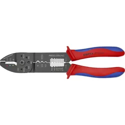 KNIPEX Crimpzange f. isolierte u. n. isolierte Kabelschuhe 0,50 - 6,00 mm2