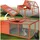 Tectake Kleintierstall Murphy 150 x 103 x 53 cm braun