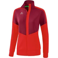 Erima Squad Trainingsjacke Damen bordeaux/red 38