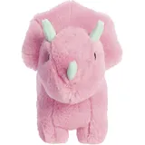 AURORA World 35057, Eco Nation Trix Triceratops, 20cm, Plüsch, Pink