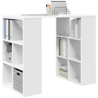 VidaXL Eckschreibtisch Weiß MDF