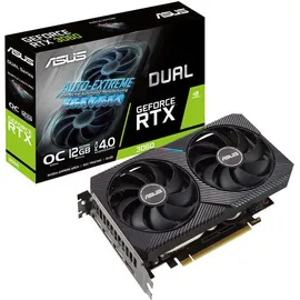 Asus Dual GeForce RTX 3060 V2 OC 12 GB GDDR6 1837 MHz 	90YV0GB2-M0NA10