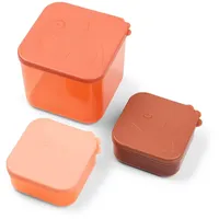Done by Deer 3tlg. Lunchboxen-Set Elphee, papaya in Orange