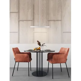 Nova Luce Andria 1-flg. Ø 40 cm geschwungen schwarz