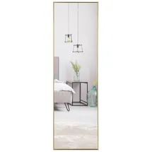 Costway Ganzkörperspiegel 37 x 120 cm Gold