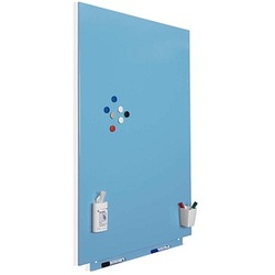 rocada Whiteboard Skin 100,0 x 150,0 cm blau lackierter Stahl