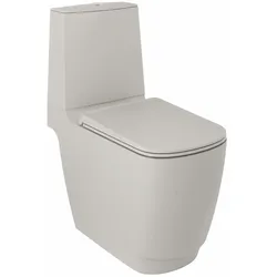 -RESA S Spiralflush-UNI-Trap WC versteckte Befestigung mattschwarz