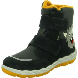superfit Klettstiefel Grau/Gelb 28