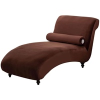 CROMMA Chaiselongue Schonbezüge, Elastische Liegesessel Stuhlbezug, Relaxliege Deluxe Stuhlbezüge, Schonbezug Stretch rutschfest Relaxsessel Bezüge-F