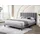 home collective Polsterbett 160 x 200 cm Grau