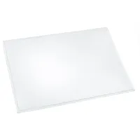 Läufer 43640 Durella transparent matt, durchsichtige Schreibtischunterlage 39x60 cm, transparente Schreibunterlage für hohen Schreibkomfort