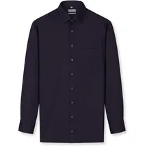 Olymp Businesshemd OLYMP "OLYMP Luxor, comfort fit, New Kent", Herren, Gr. 39, Normaler Arm, aubergine, 100% Baumwolle, Hemden