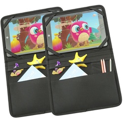 2 Stück Tablet Organizer für Auto Rücksitz - Aufbewahungstasche - Auto-Rückenlehnentasche