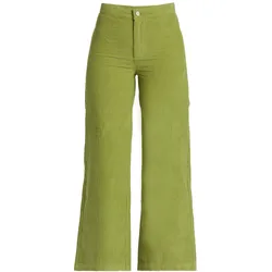 Stoffhose ROXY "Chloe Kim", Damen, Gr. 25(XXS), grün (iguana), 100% Baumwolle, Hosen