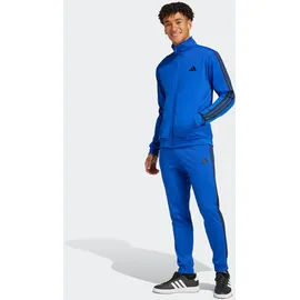 adidas Trainingsanzug ADIDAS SPORTSWEAR "M 3S TR TT TS", Jungen, Gr. L, blau (royal blau), Obermaterial: 100% Polyester, Sportanzüge Trainingsanzug, Basic 3-Streifen Trikot