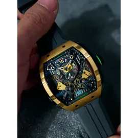 Nubeo NB-6100-05 Herrenuhr Magellan Double Barrel Automatik 48mm 5ATM