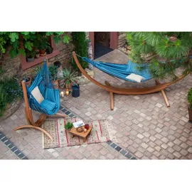 La Siesta Hängemattengestell Maera Single Holz Grün Eukalyptus 320 cm